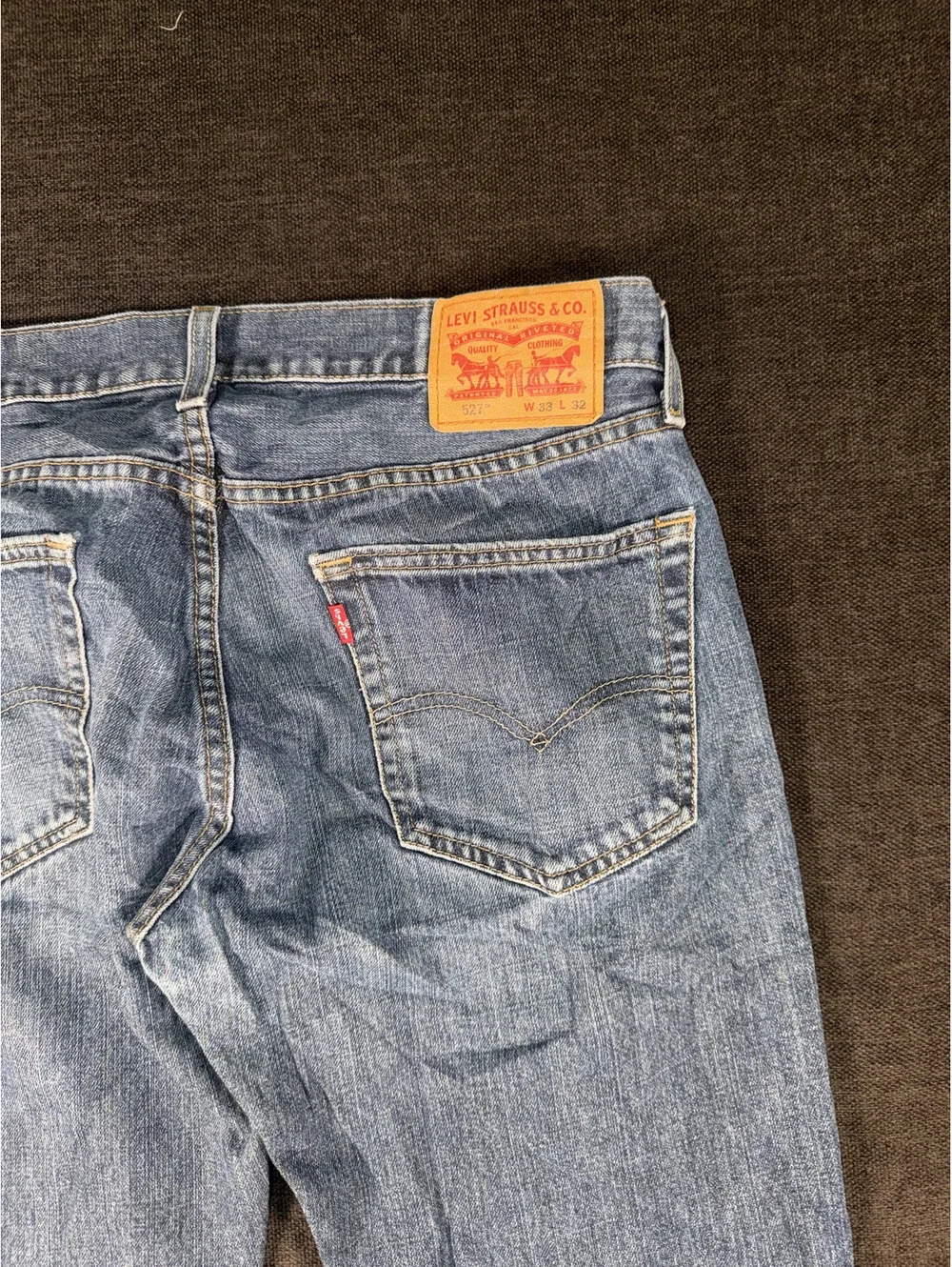 Levi's Water<less> 100% Cotton Blue Denim Jeans Size W33 L32